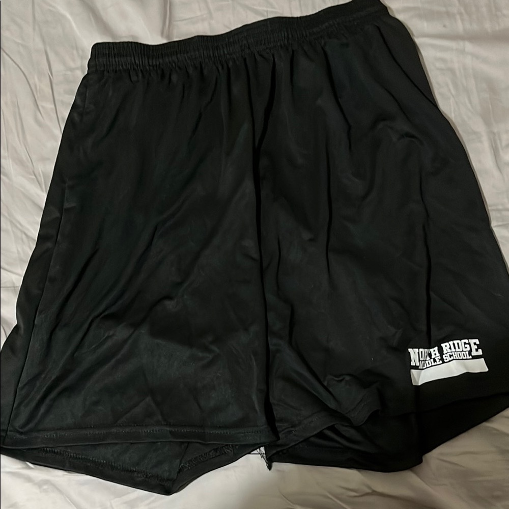 Men's Black Athletic Shorts